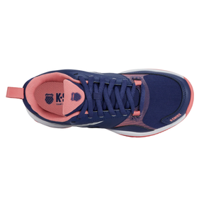 K Swiss Court Speedex HB Tennis Shoes: Estate Blue/White/Strawberry Ice