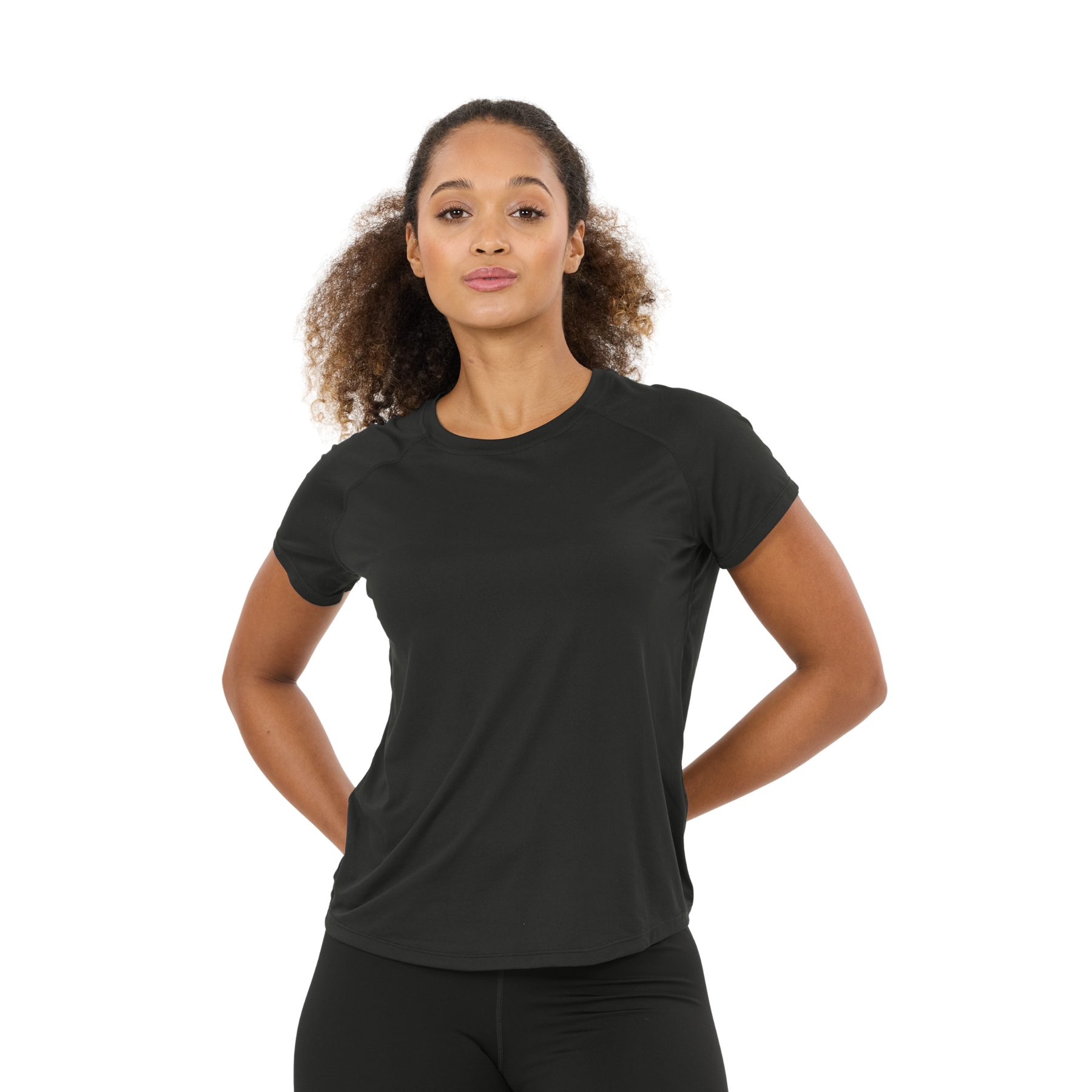 Athlecia Gaina Women's V3 Short Sleeve Tee: Black
