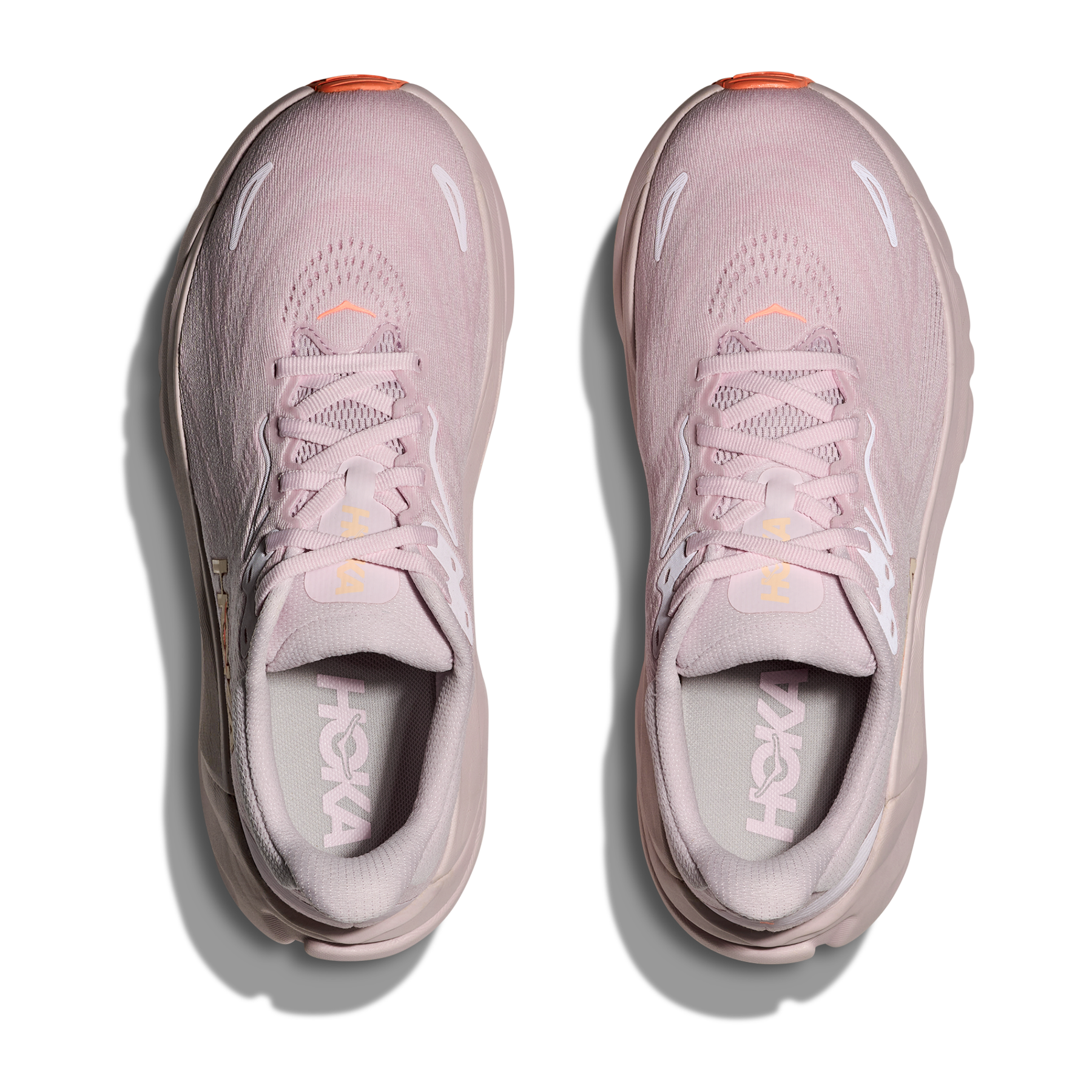 Hoka Arahi 8 Women's Running Shoes: Lilac Cream/Neon Cantaloupe