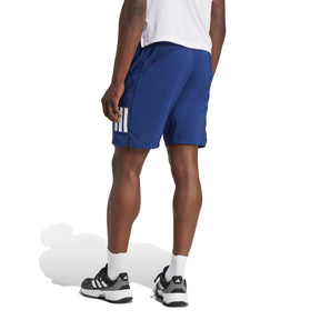 Adidas Club 3 Stripe Mens Tennis Shorts: Navy