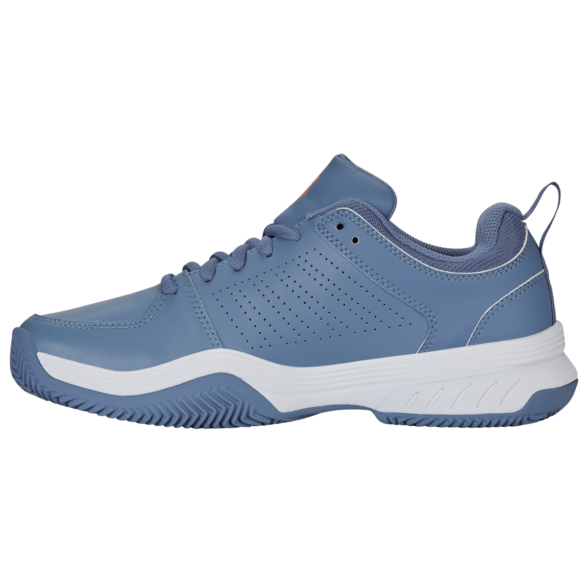 K Swiss Court Express 2 Clay Mens Tennis Shoes: Infinity/White/Scarlet Ibis