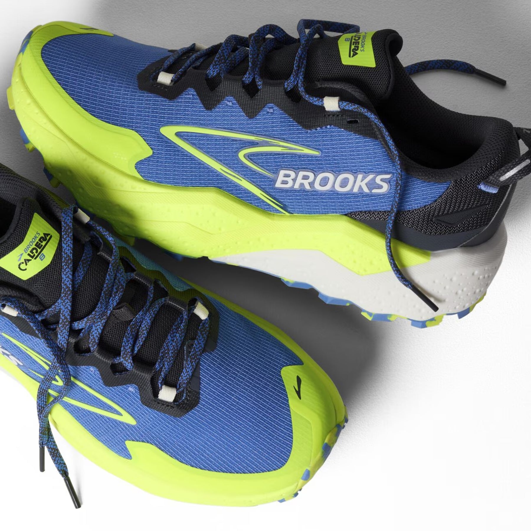 Brooks Caldera 8 Mens Trail Running Shoes: Regatta/Ebony/Nightlife
