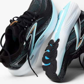 Brooks Glycerin 22 Men's Running Shoes: Black/Atomizer/Blazing Orange