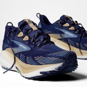 Brooks Ghost Mens Trail Running Shoes: Blue/Starfish/Moonlight