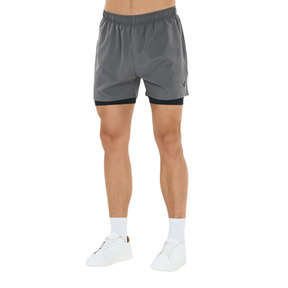 Virtus Men's Zayne 2 in 1 Running Shorts: Turbulance