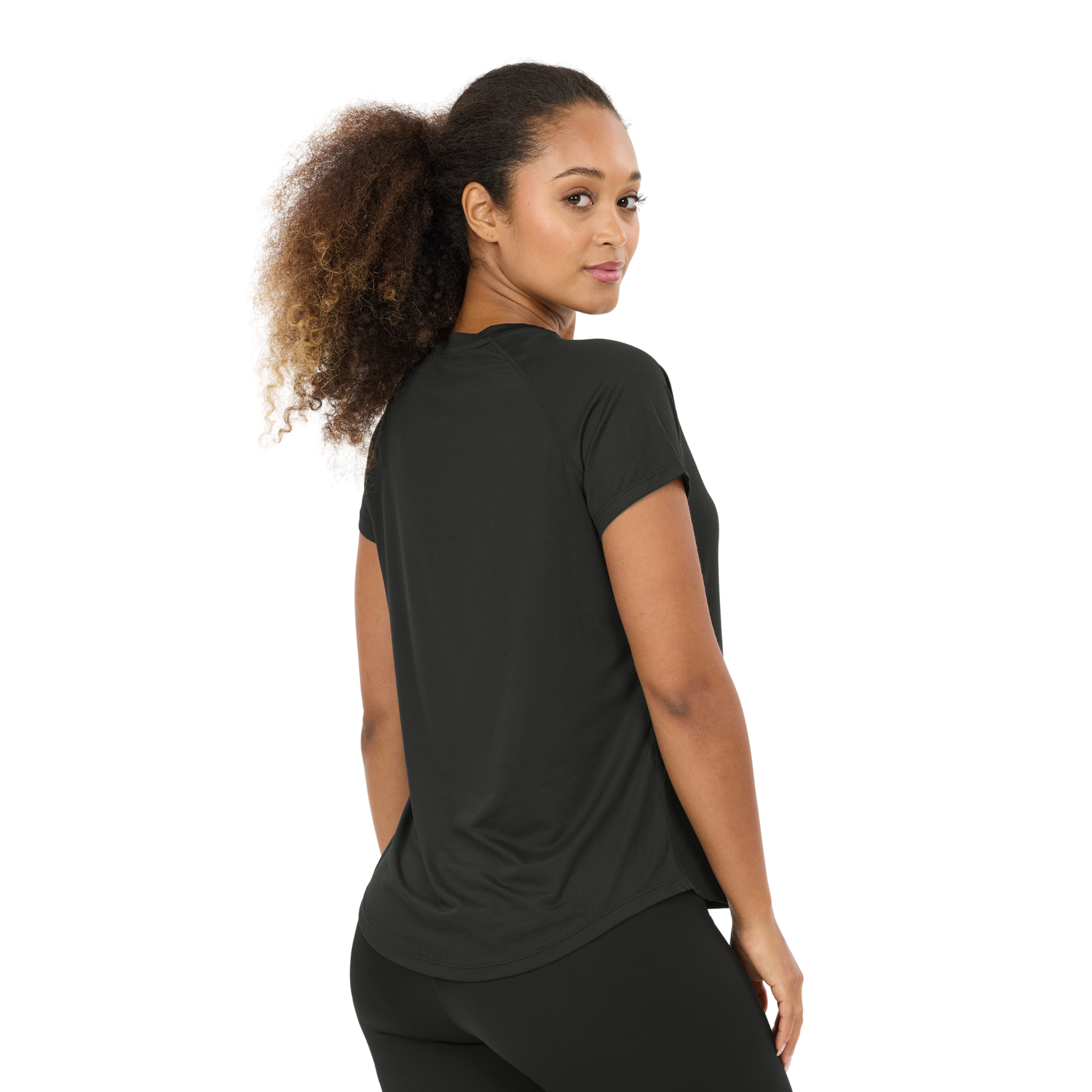 Athlecia Gaina Women's V3 Short Sleeve Tee: Black