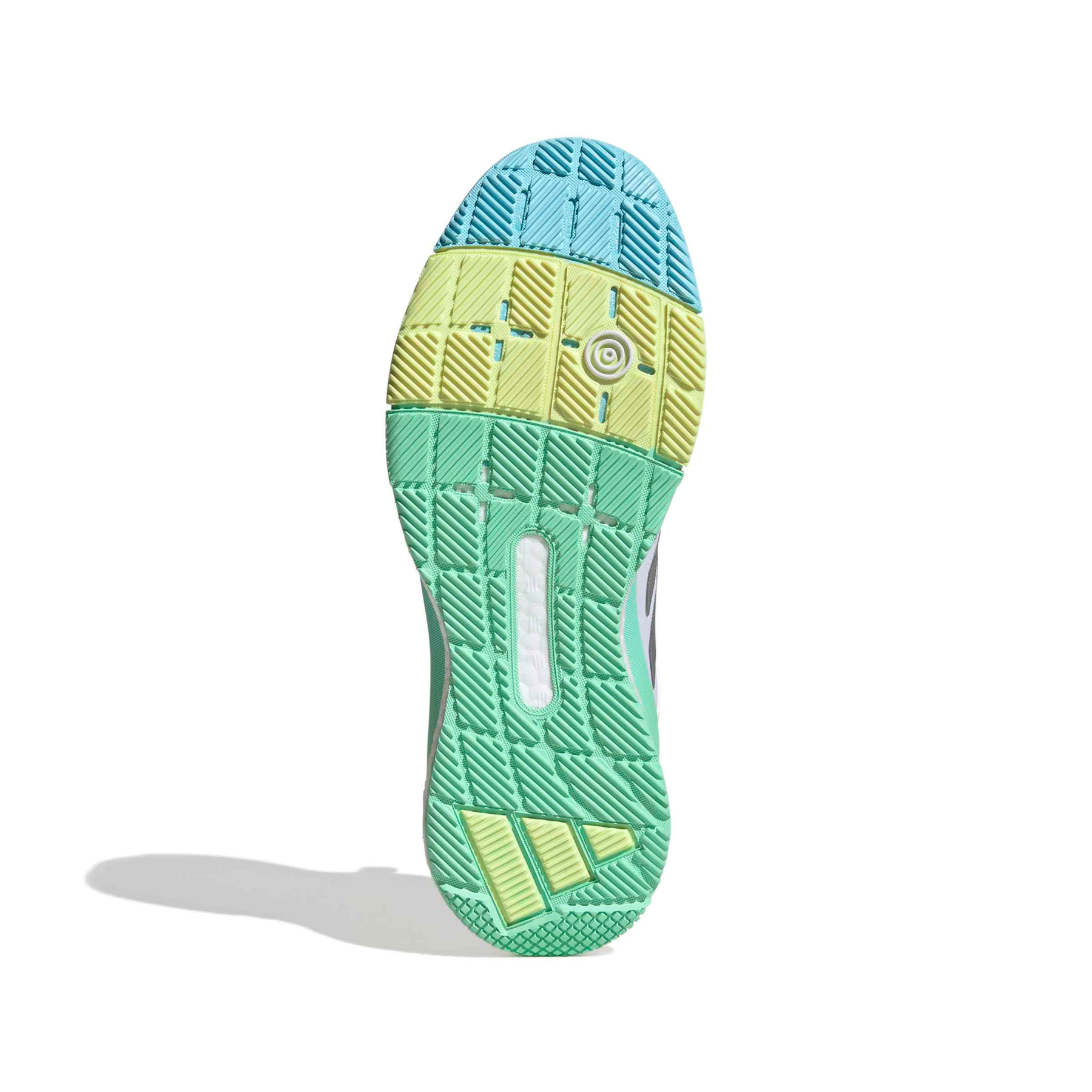 Adidas Netcourt Elite Netball Shoes: White/Blue