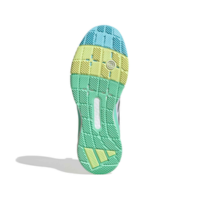 Adidas Netcourt Elite Netball Shoes: White/Blue