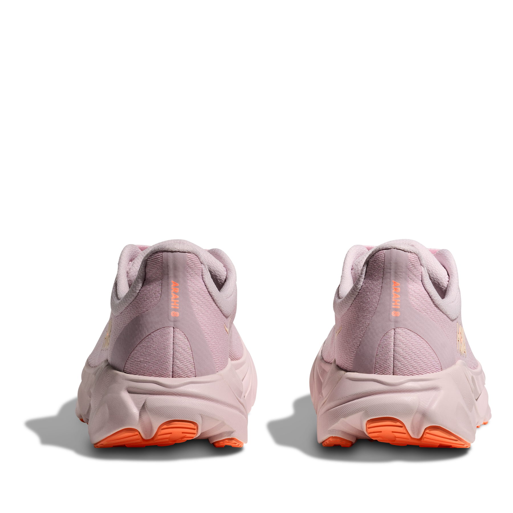 Hoka Arahi 8 Women's Running Shoes: Lilac Cream/Neon Cantaloupe