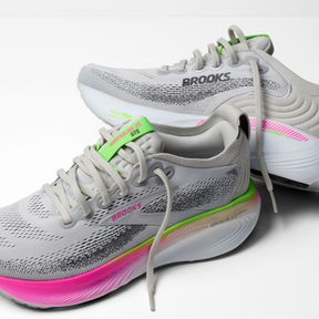 Brooks Adrenaline GTS 25 Women's Running Shoes: Oyster/Pink/Green