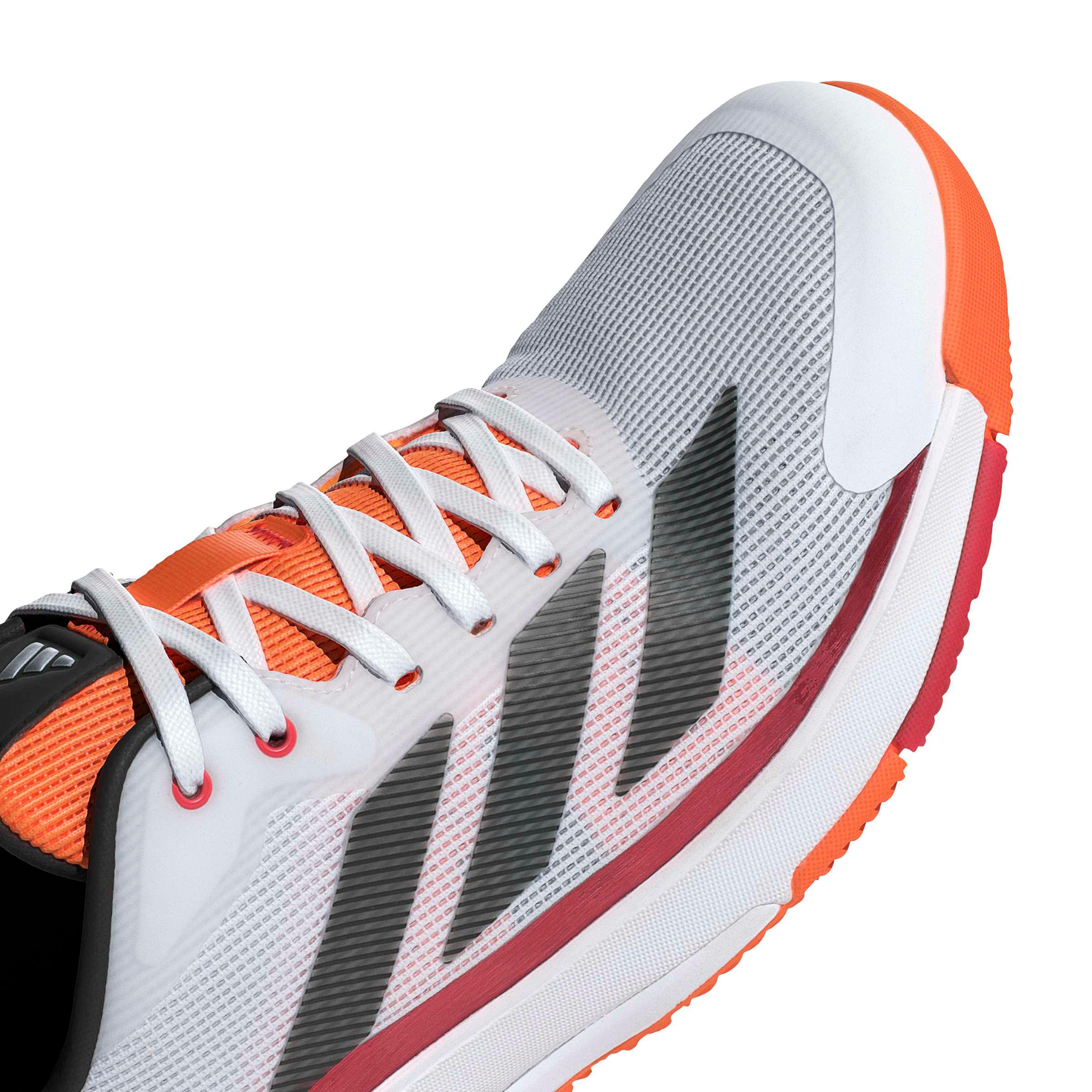 Adidas Crazyquick LS Men's Padel Shoes: White/Orange