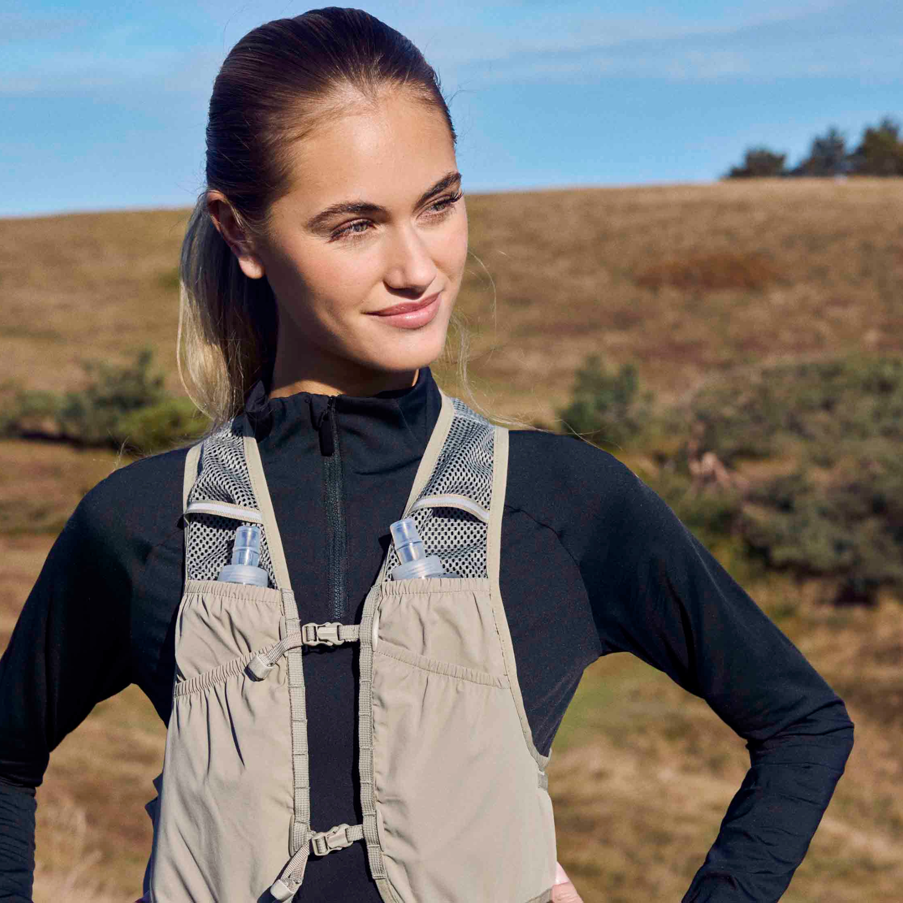 Athlecia Howdenly Running Vest: Laurel Oak