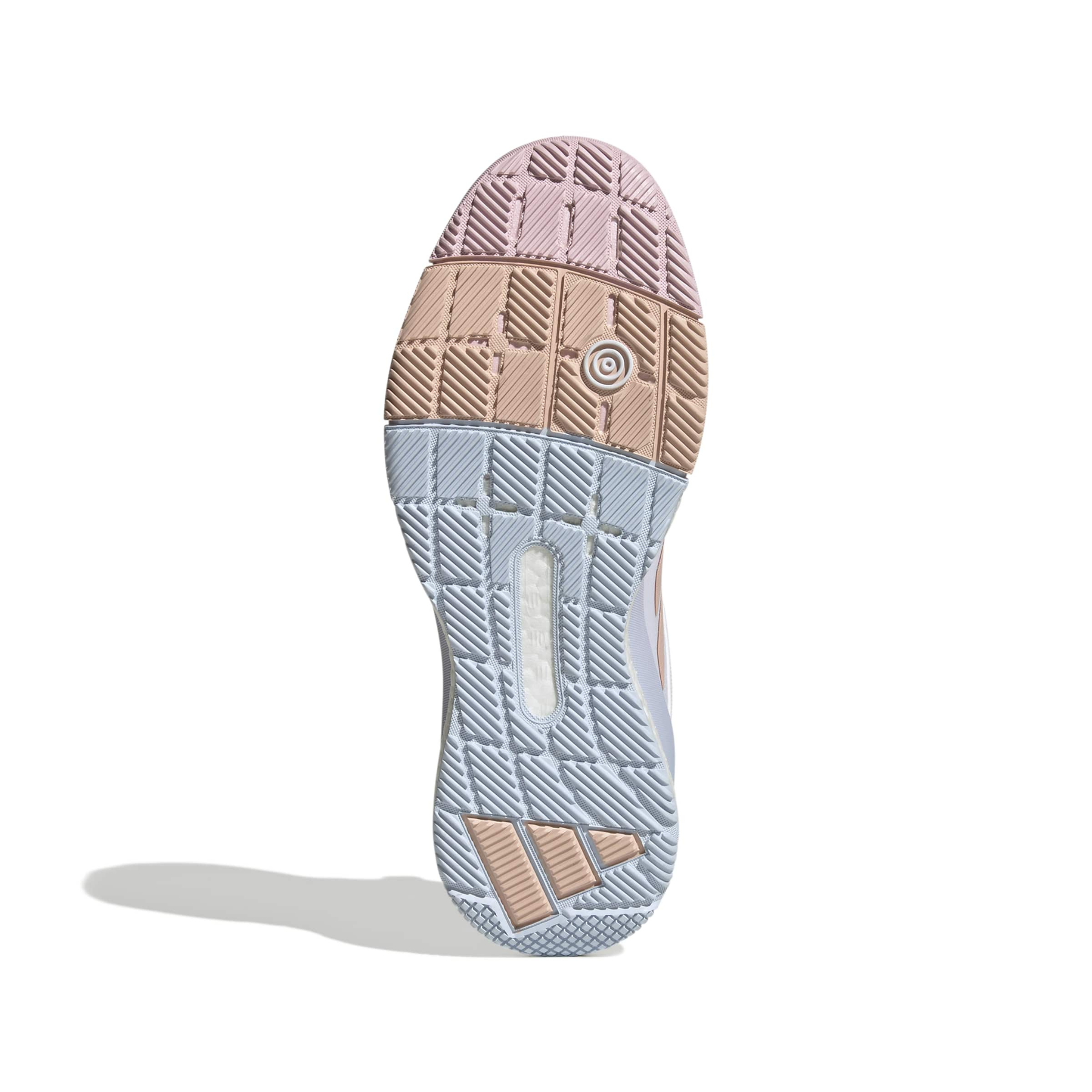 Adidas Netcourt Elite Netball Shoes: White/Pink