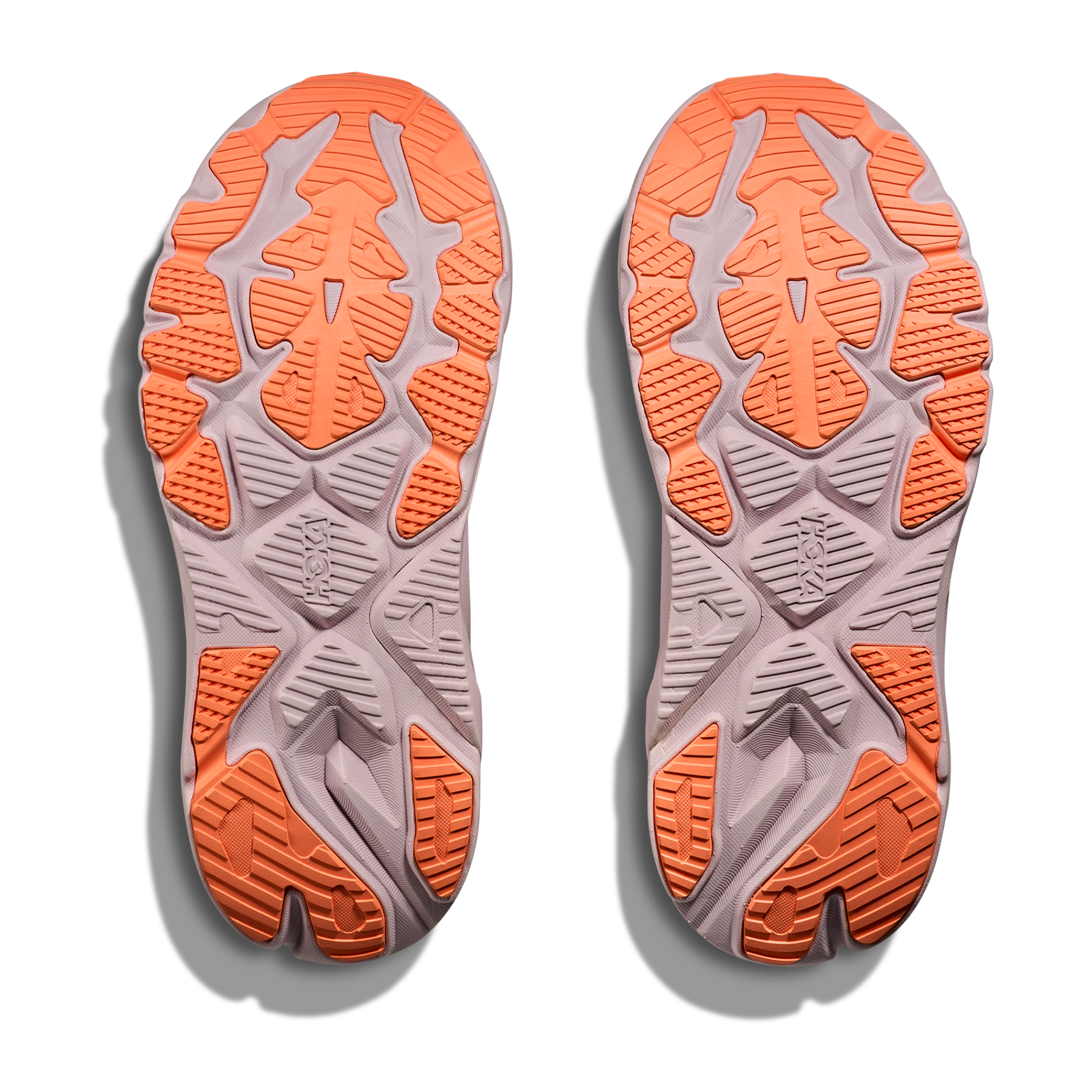 Hoka Arahi 8 Women's Running Shoes: Lilac Cream/Neon Cantaloupe