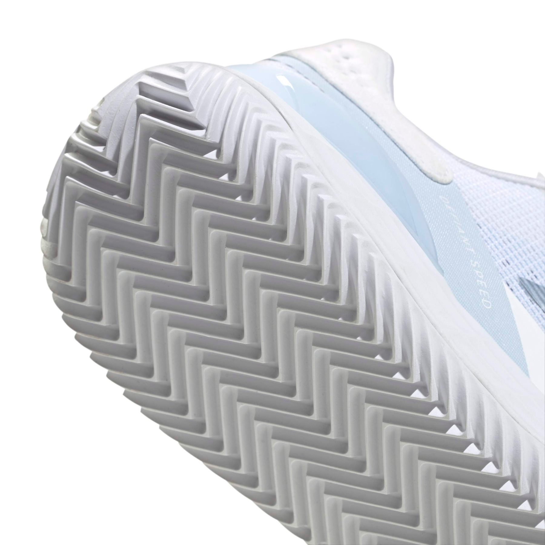 Adidas Defiant Speed 2 Womens Tennis Shoes: White/Blue