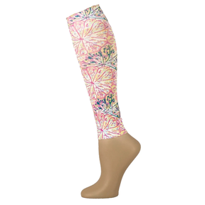 Hocsocx Citrus Pink Blossom Footless Sock