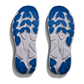 Hoka Clifton 10 Men's Running Shoes: Ash Grey/Neon Green