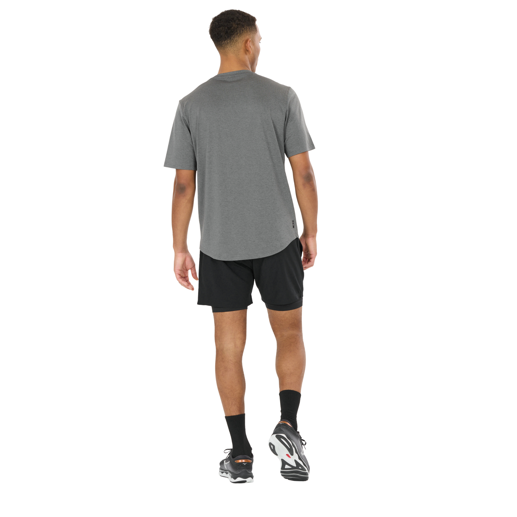 Virtus Zayne V2 Men's 2 in 1 Running Shorts: Black