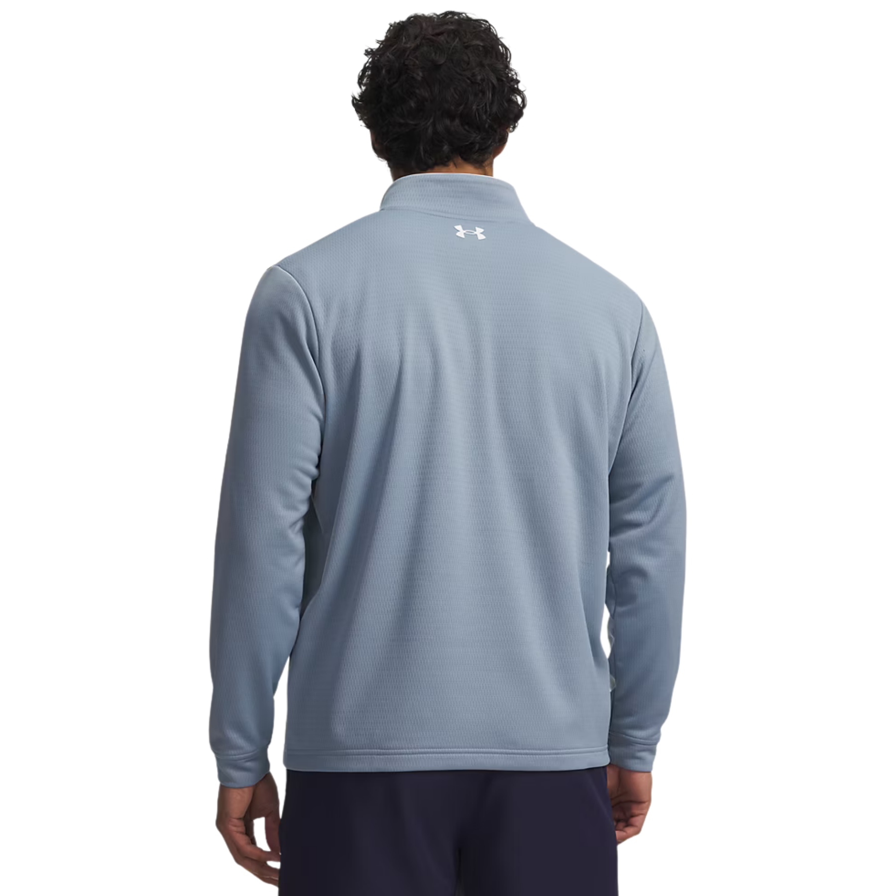 Under Armour Men's MatchPlay Quarter Zip: Blue Wind/White