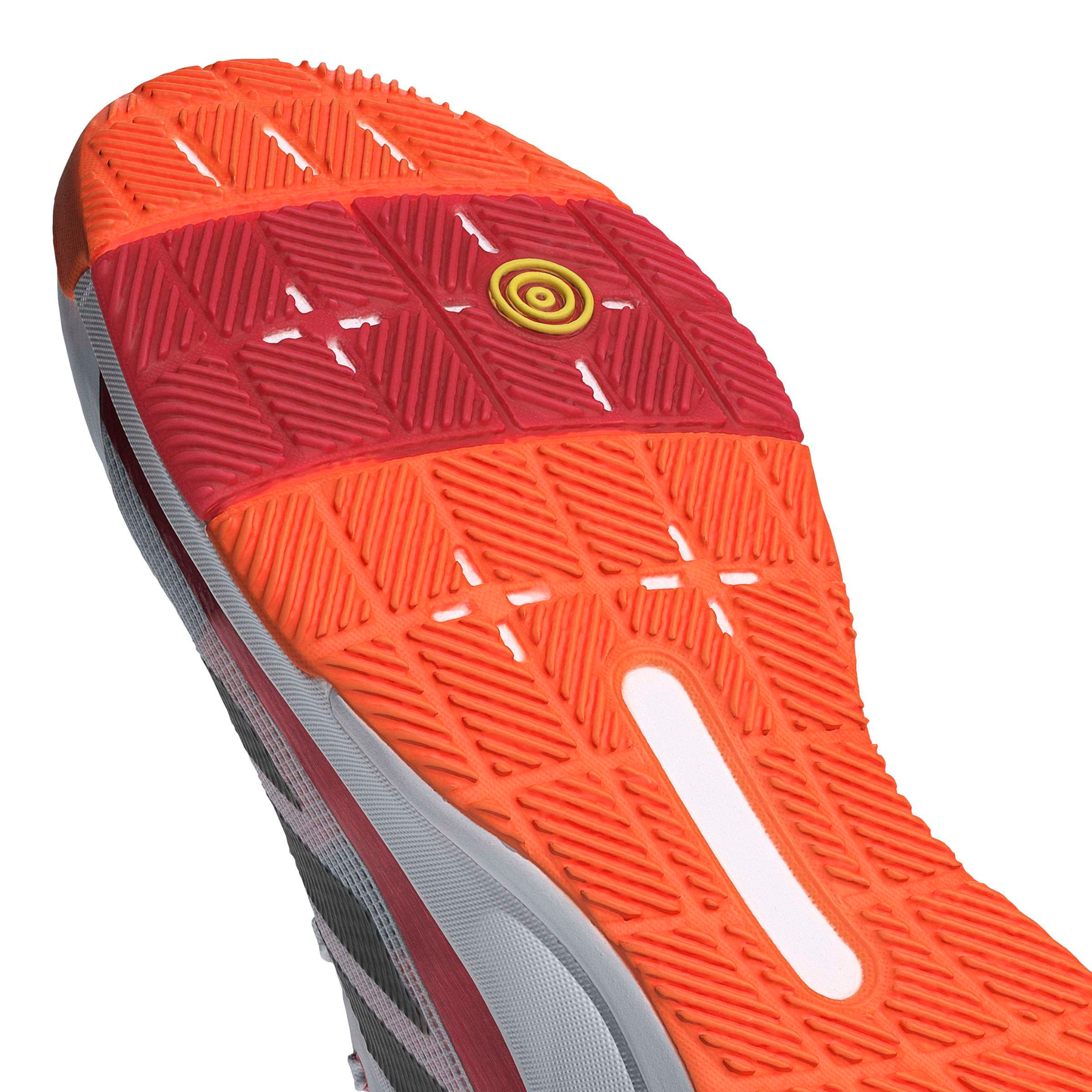 Adidas Crazyquick LS Men's Padel Shoes: White/Orange