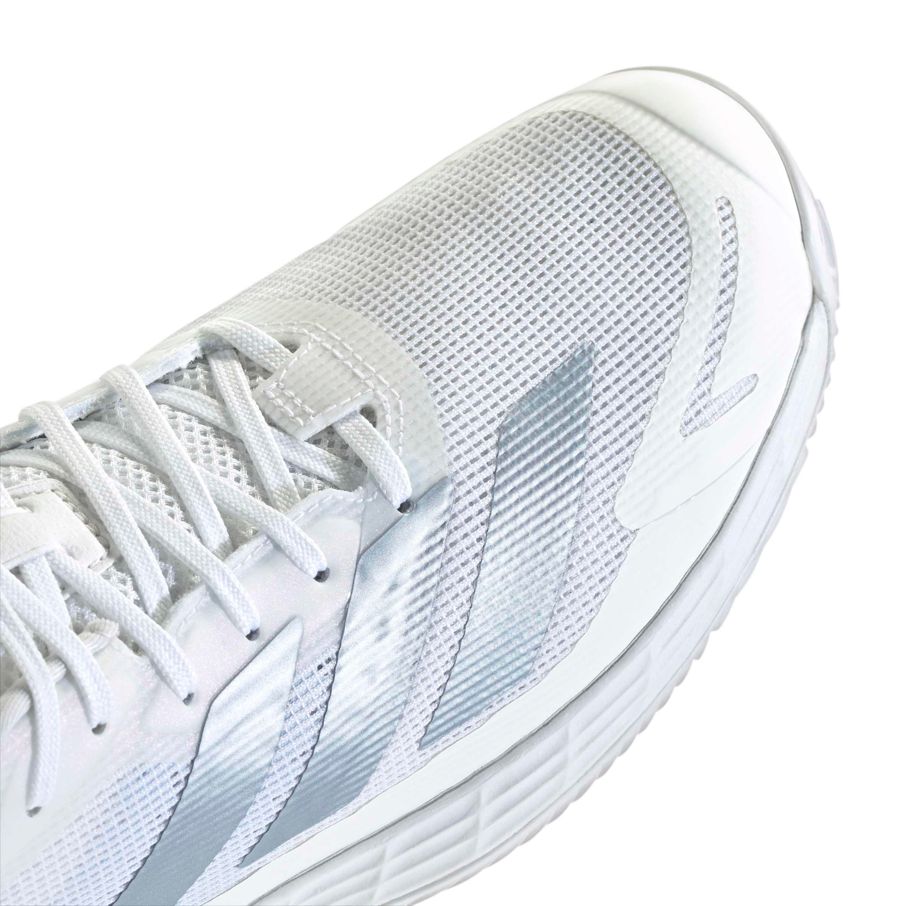 Adidas Defiant Speed 2 Womens Tennis Shoes: White/Blue
