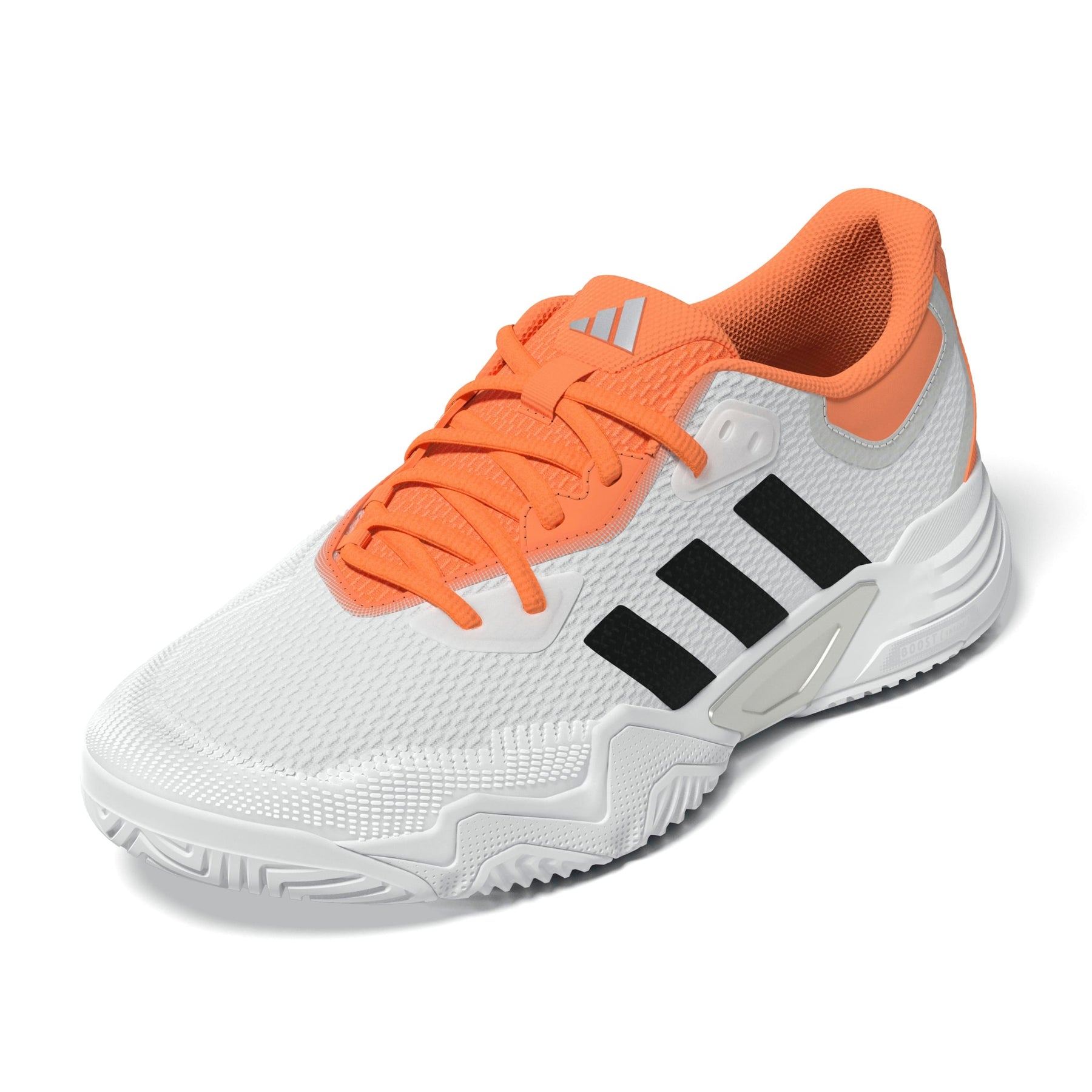 Adidas Solematch Control 2 Mens Tennis Shoes: White/Orange