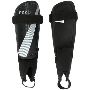 Rezo Irwin Shin Guards With Fixed Sock: Black
