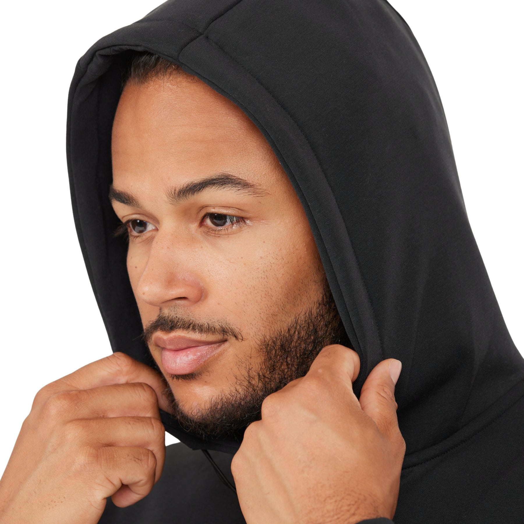 Virtus Taro Technical Full Zip Mens Hoody: Black