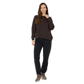 Athlecia Jacey Women's Crew Neck: Chocolate Torte