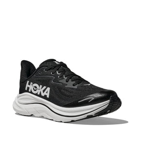 Hoka Clifton 10 Junior Running Shoes: Black/White