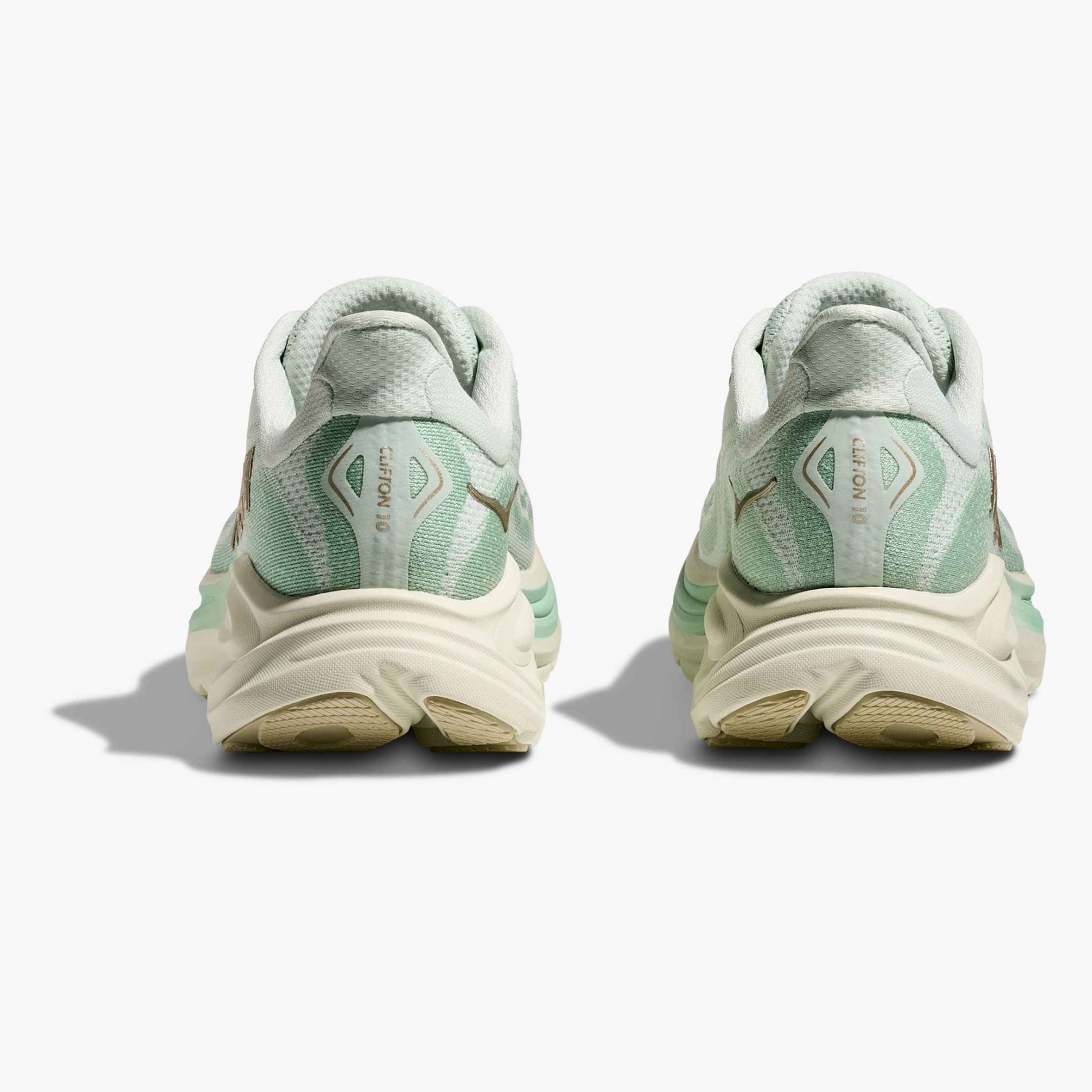 Hoka Clifton 10 Womens Running Shoes: Sea Glass/Jadeite