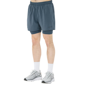 Endurance Kros 2in1 Shorts: Orion Blue