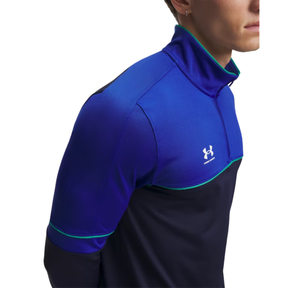 Under Armour Challenger Training Men's Quarter Zip: Midnight Navy/Royal/White