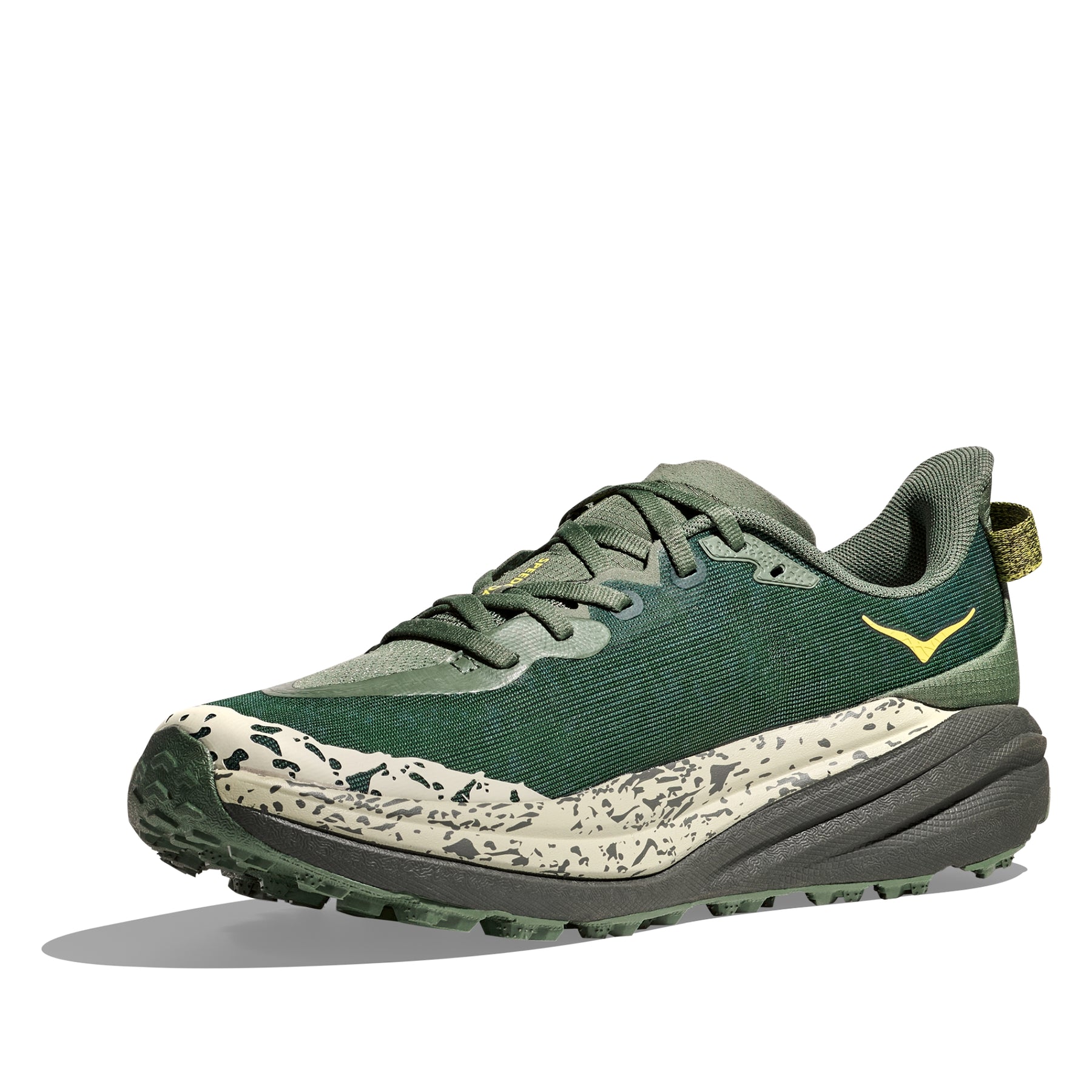 Hoka Speedgoat 6 Men's Wide Running Shoes: Fern/Asphalt Grey