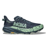 Hoka Speedgoat 6 GTX Womens Running Shoes: Thunder Cloud/Mint Fluorite - 8