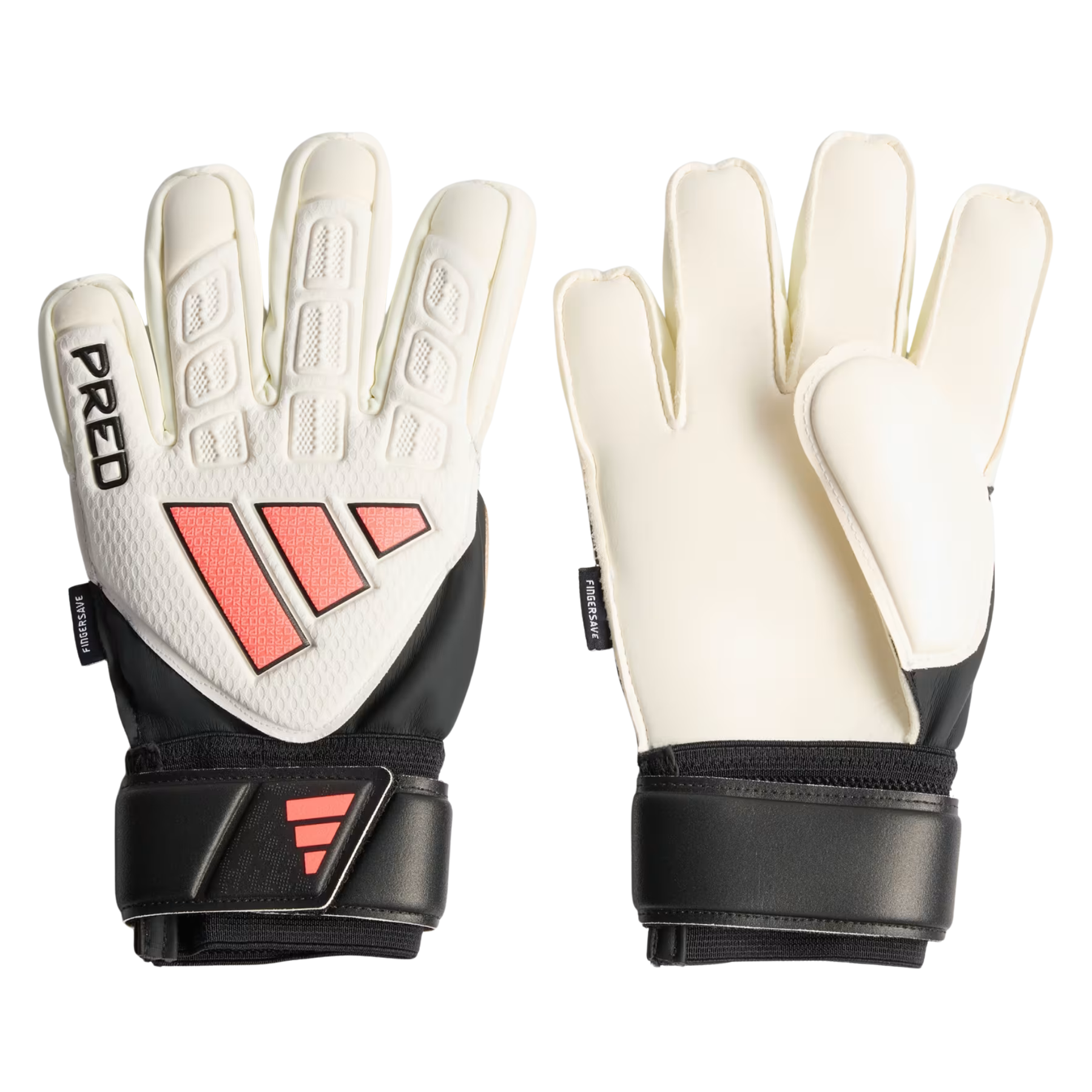 Adidas Predator GK Match Junior Gloves Finger Saving: Solar White
