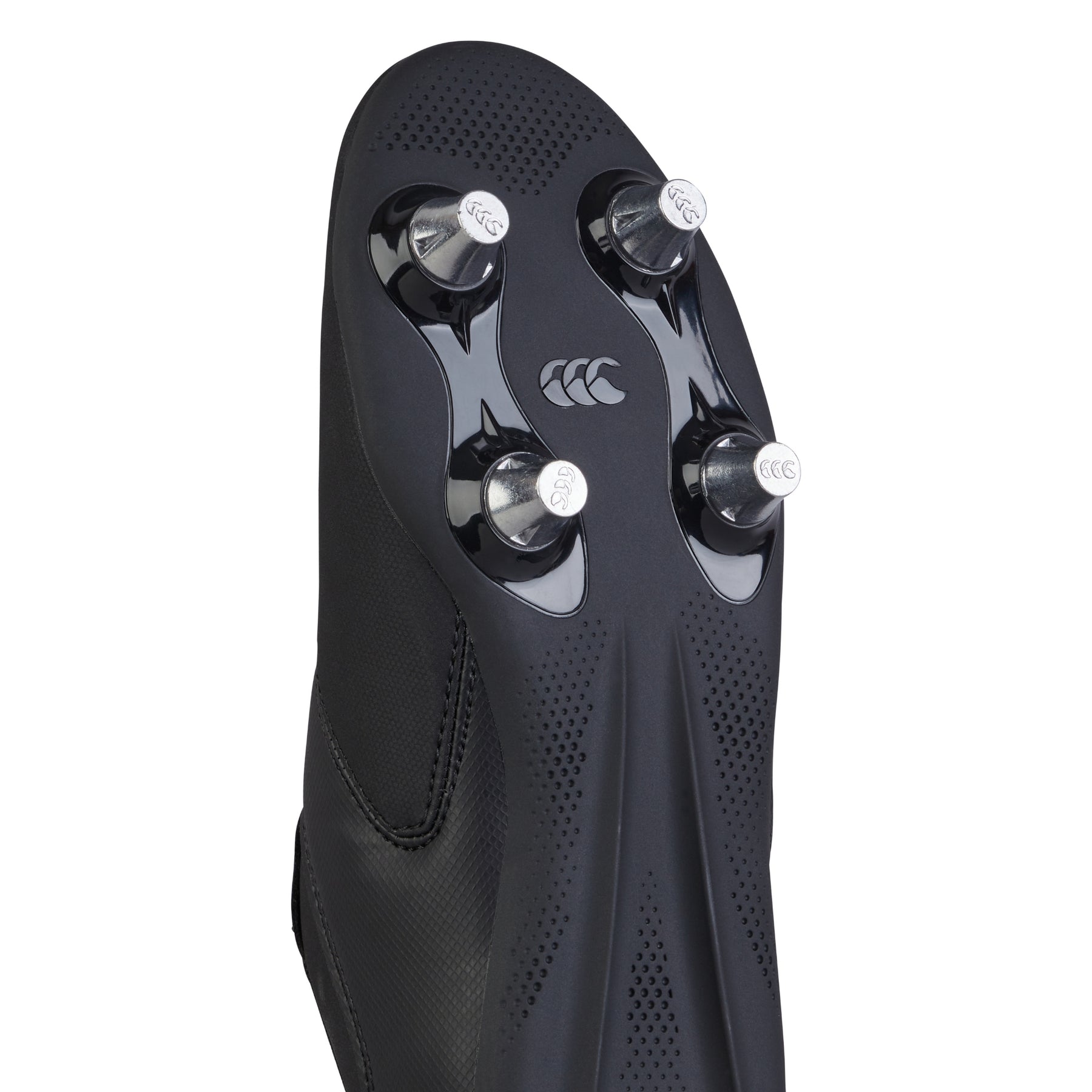 Canterbury Junior Phoenix Raze Soft Ground Rugby Boots: Black/White