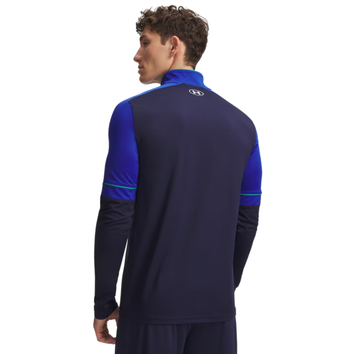 Under Armour Challenger Training Men's Quarter Zip: Midnight Navy/Royal/White