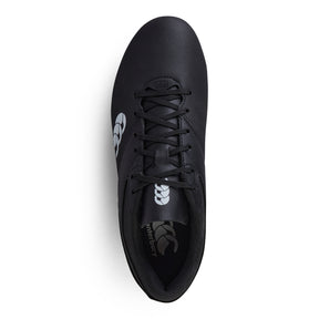 Canterbury Junior Phoenix Raze Soft Ground Rugby Boots: Black/White