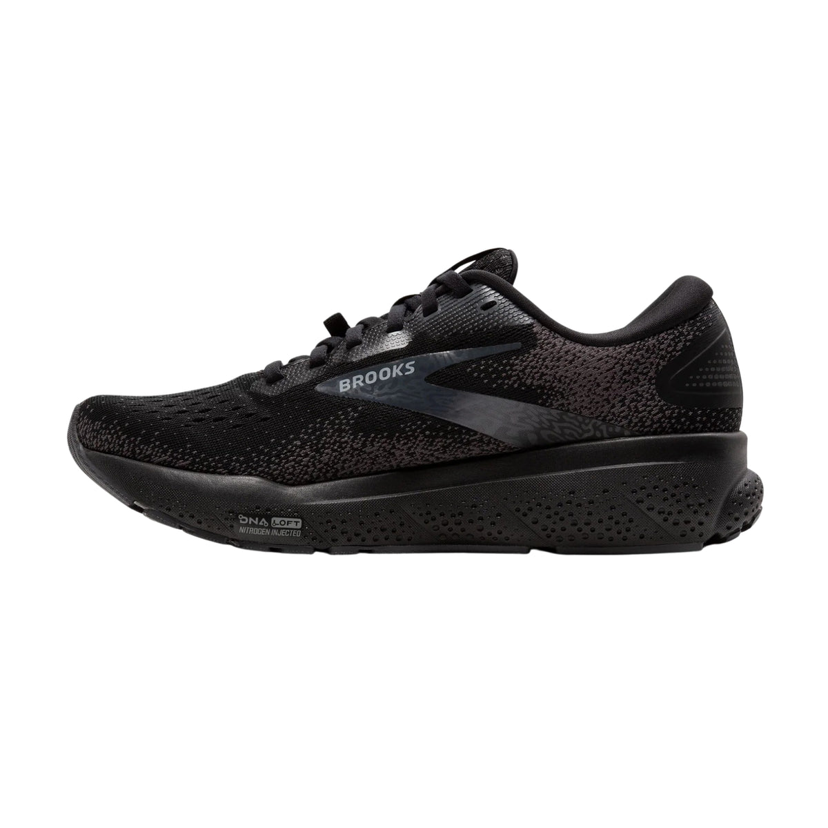Brooks Ghost 16 GTX Mens Running Shoes: Black/Ebony