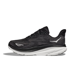 Hoka Clifton 9 Womens Running Shoes: Black/White