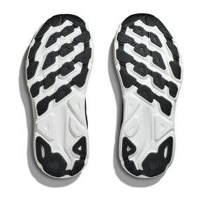 Hoka Clifton 9 Womens Running Shoes: Black/White