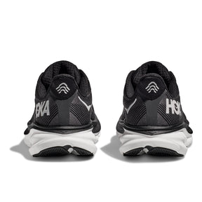 Hoka Clifton 9 Womens Running Shoes: Black/White