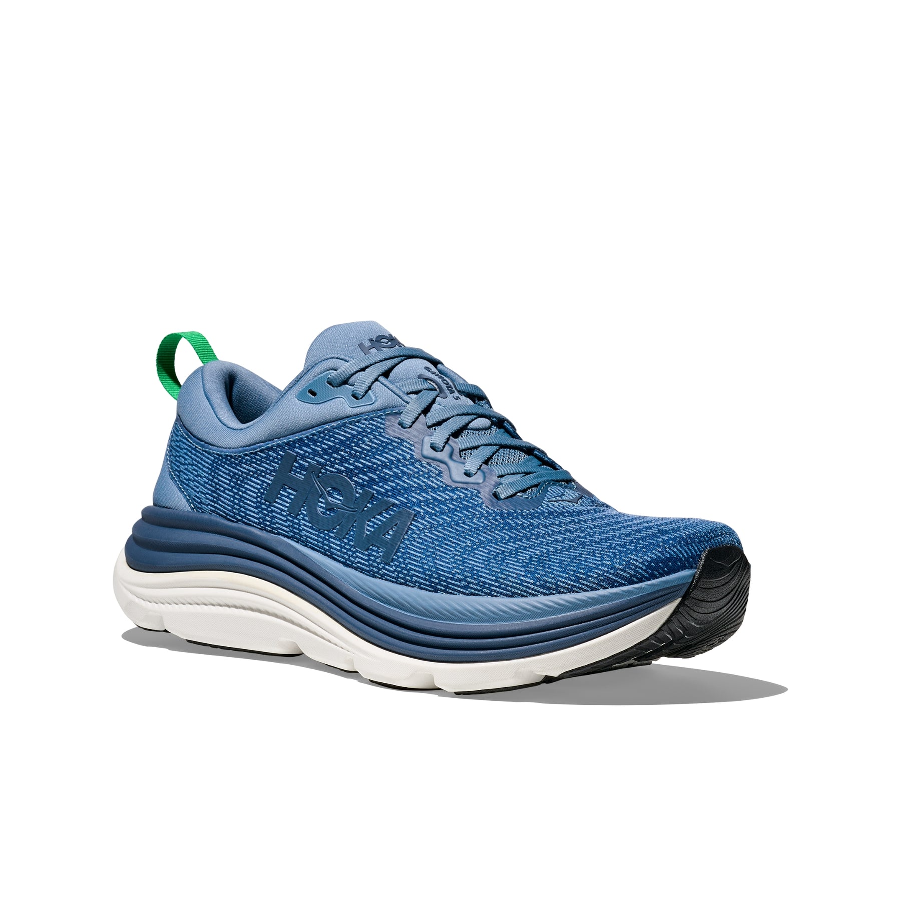 Hoka Gaviota 5 Mens Running Shoes: Downpour/Thunder Cloud