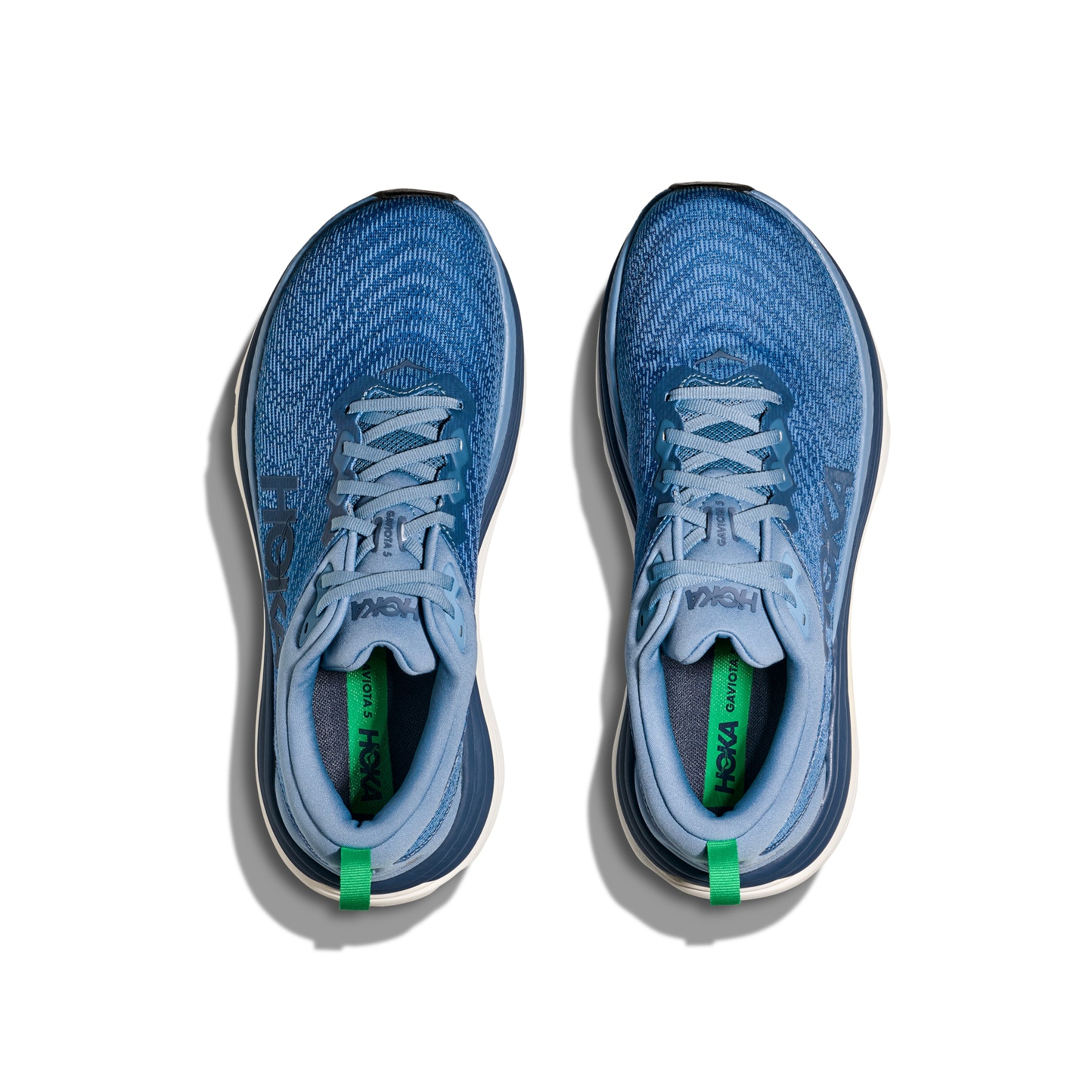 Hoka Gaviota 5 Mens Running Shoes: Downpour/Thunder Cloud