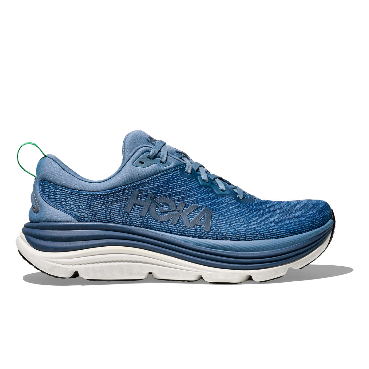 Hoka Gaviota 5 Mens Running Shoes: Downpour/Thunder Cloud