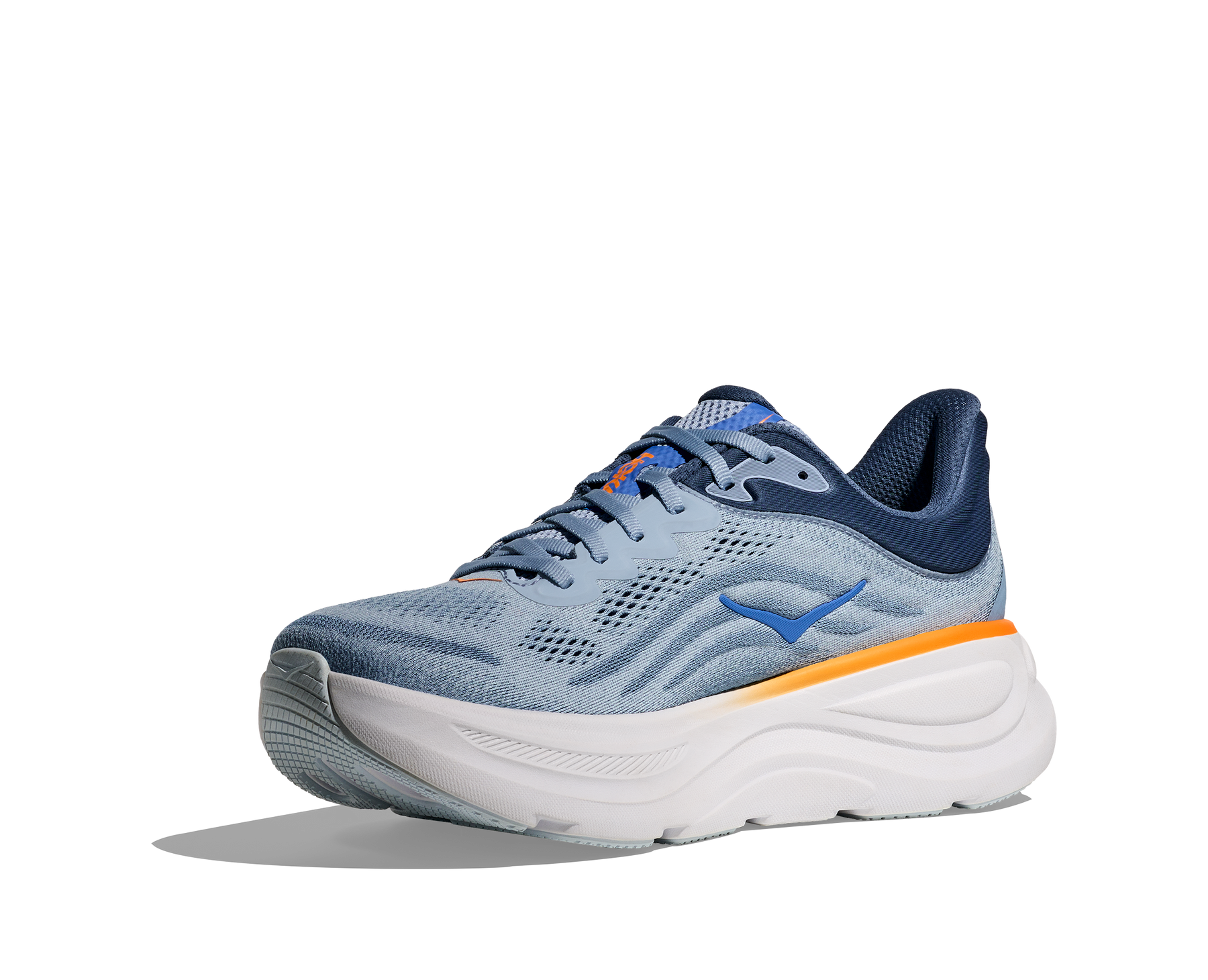 Hoka Bondi 9 Mens Running Shoes: Drizzle/Downpour