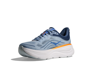 Hoka Bondi 9 Mens Running Shoes: Drizzle/Downpour