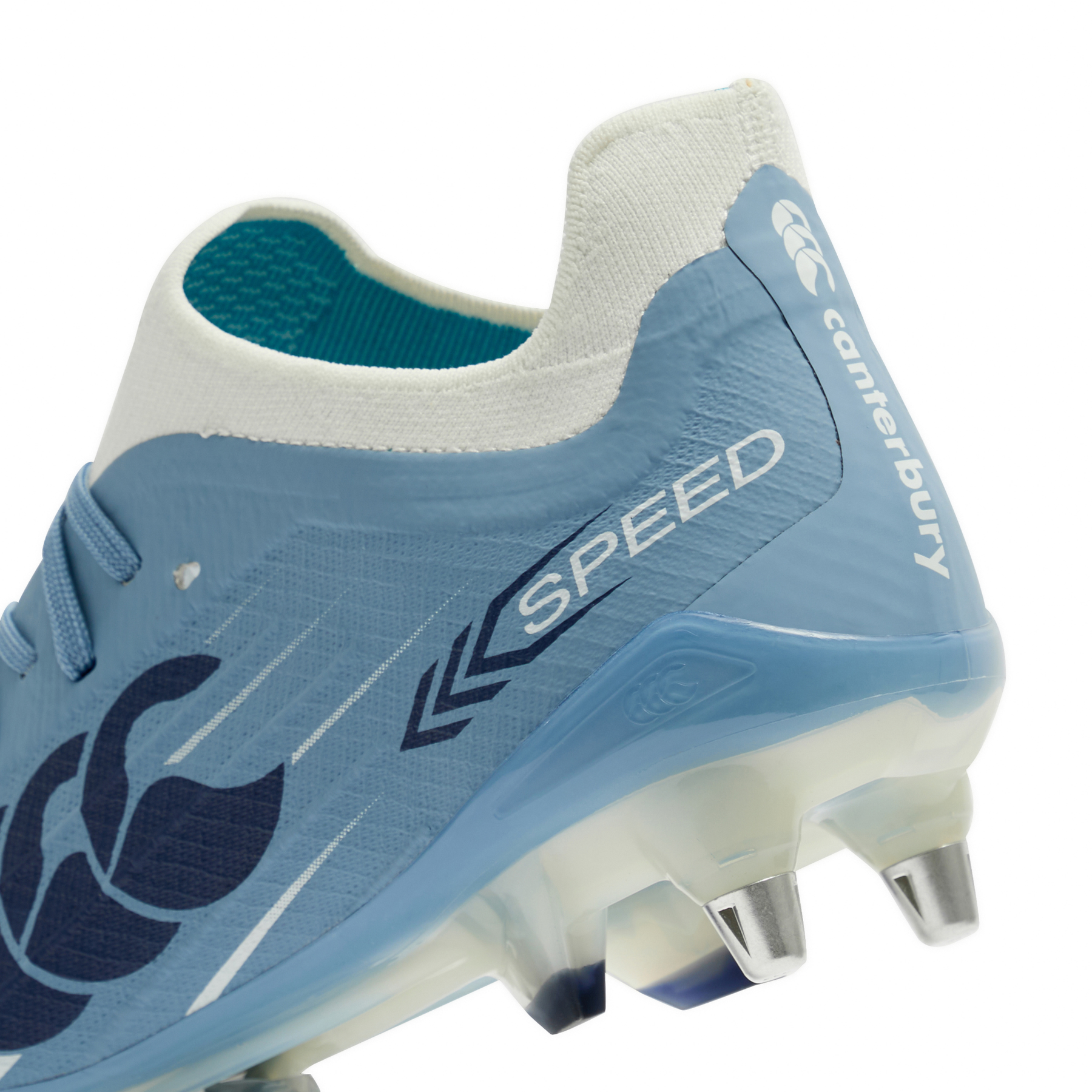 Canterbury Speed Falcon Elite 2.0  Rugby Boots: Blue/Grey