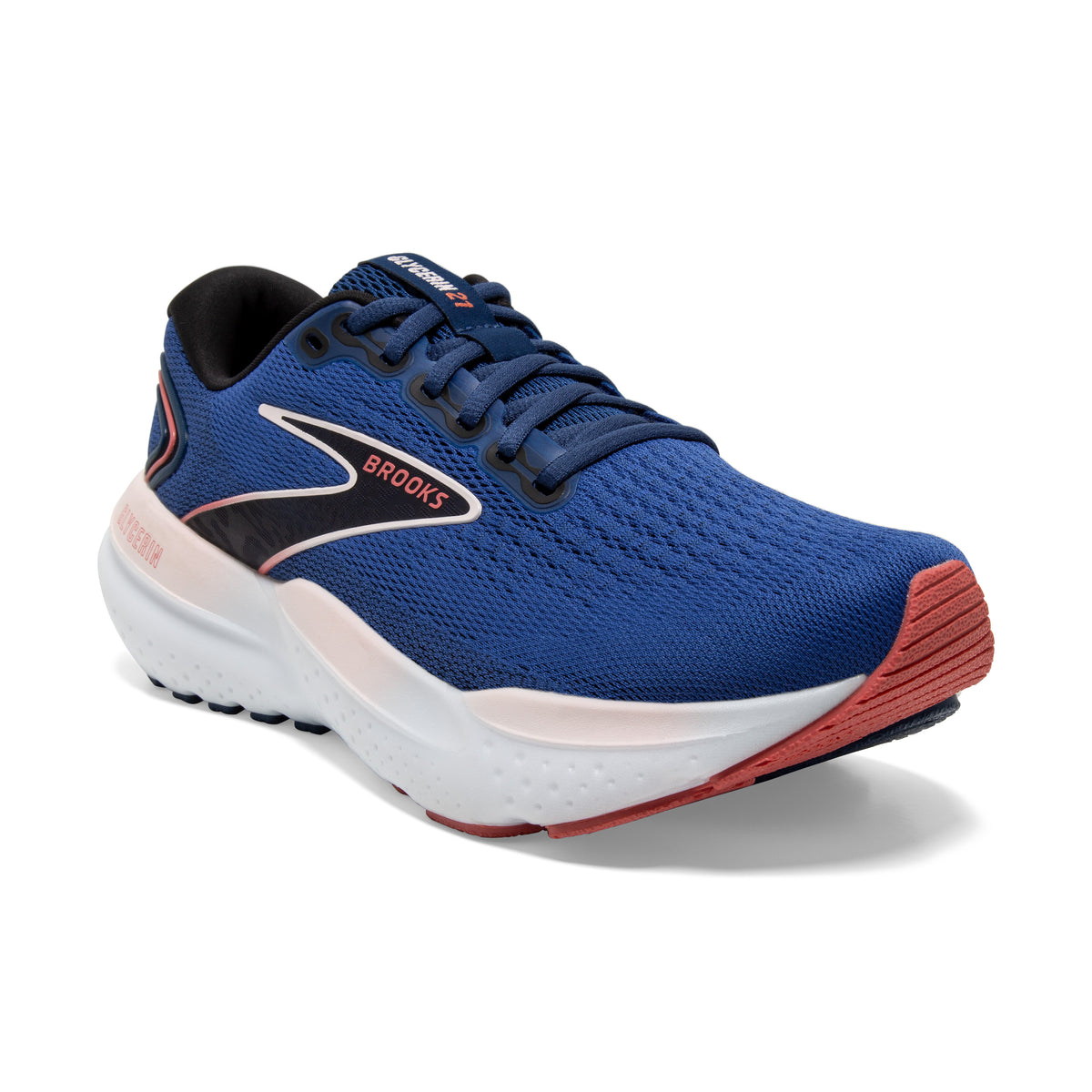 Brooks Glycerin 21 Womens Running Shoes: Blue/Icy/Pink/Rose